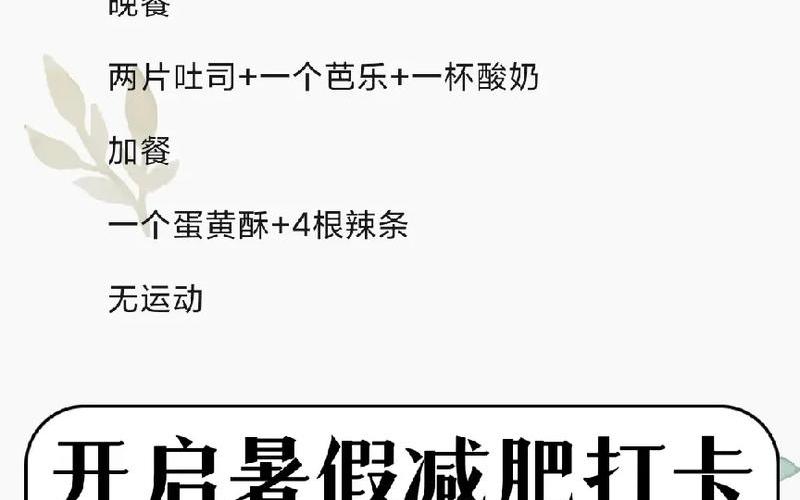 创业指南怎么减肥打卡监督